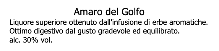 Amaro del Golfo