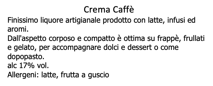 Coffee cream