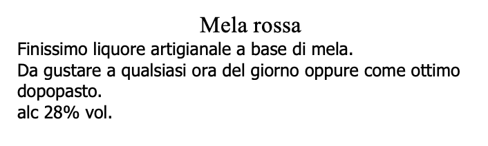Melarossa - Liquore Artigianale