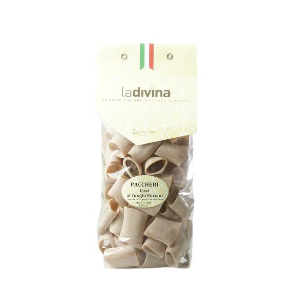 Paccheri Lisci ai Funghi Porcini