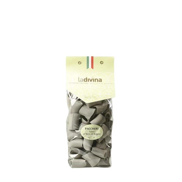 Smooth Paccheri With Squid Ink